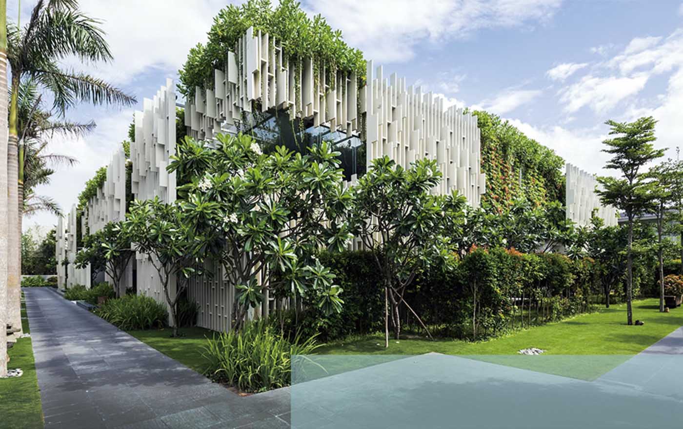 Overflowing With Nature - -Trending green Façades